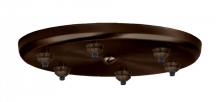  T26XQ-BR - Besa 6-Light Round Canopy Bronze