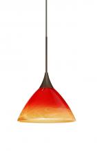  1XP-1743SL-BR - Besa Pendant Domi Bronze Solare 1x50W Halogen