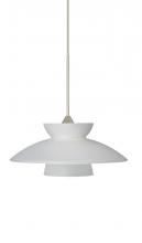  1XP-271825-SN - Besa Pendant Trilo 7 Satin Nickel Frost 1x50W Halogen