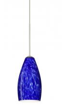  1XP-719886-SN - Besa Pendant Karli Satin Nickel Blue Cloud 1x50W Halogen