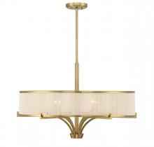  1-7752-6-322 - Wynwood 6-Light Chandelier in Warm Brass