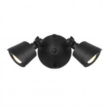  4-FLOOD-A2-3000K-BK - LED Double Flood Light in Black