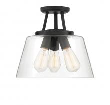  6-1024-3-89 - Calhoun 3-Light Ceiling Light in Matte Black