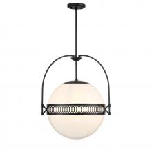  7-6407-3-89 - Thornhill 3-Light Pendant in Matte Black