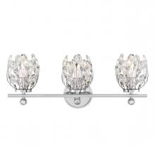  8-6601-3-11 - Moreno 3-Light Bathroom Vanity Light in Chrome