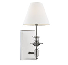  9-0700-1-109 - Washburn 1-Light Wall Sconce in Polished Nickel