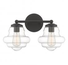  M80072ORB - 2-light Bathroom Vanity Light In Oil Rubbed Bronze