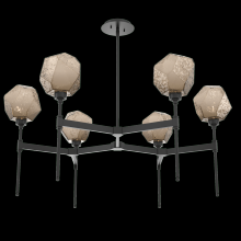  CHB0039-39-MB-B-001-L3 - Gem Round Belvedere Chandelier-39-Matte Black