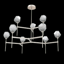  CHB0039-55-BS-S-001-L3 - Gem Round Belvedere Chandelier-55-Metallic Beige Silver