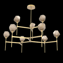  CHB0039-55-GB-B-001-L3 - Gem Round Belvedere Chandelier-55-Gilded Brass