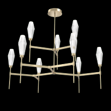  CHB0049-54-GB-RC-001-L3 - Aalto Round Belvedere Chandelier-54-Gilded Brass