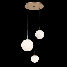  CHB0092-03-NB-WL-C01-L3 - Gaia Round Pendant Chandelier