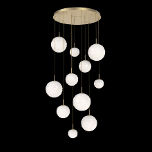  CHB0092-11-GB-WL-C01-L3 - Gaia Round Pendant Chandelier