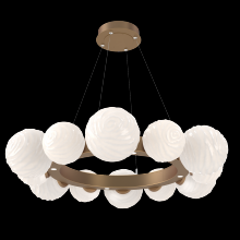  CHB0092-39-NB-WL-CA1-L3 - Gaia Radial Ring Chandelier