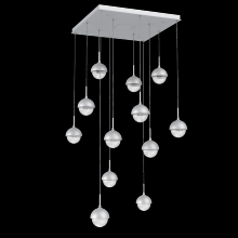  CHB0093-12-CS-MC-C01-L1 - Cabochon Square Pendant Chandelier