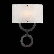  CSB0033-0D-FB-BG-E2 - Carlyle Round Link Cover Sconce-0D 11"