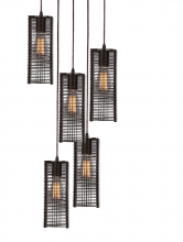 Hammerton CHB0020-11-BB-0-C01-E2 - Downtown Mesh Round 11pc Multi-Pendant