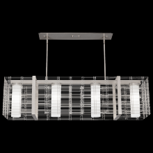  PLB0020-74-BB-F-001-L3 - Downtown Mesh Linear Suspension-74-Burnished Bronze