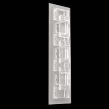  IDB0087-01-BS-TE-L2 - Tessera  Sconce (S)-Beige Silver-Tetro Cast Glass