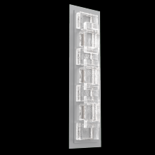  IDB0087-01-CS-TE-L2 - Tessera  Sconce (S)-Classic Silver-Tetro Cast Glass