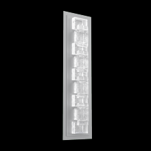  IDB0087-02-CS-TE-L2 - Tessera Sconce (M)-Classic Silver-Tetro Cast Glass