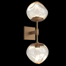  IDB0095-02-NB-GA-L1 - Luna Double Sconce