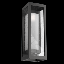  ODB0027-18-AG-F-L2 - Outdoor Double Box Cover Sconce with Glass-Argento Grey-Glass