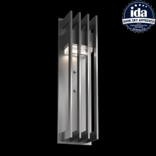  ODB0084-01-AG-CC-L2 - Avenue 18" Sconce-Argento Grey-Clear Cast