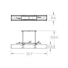  PLB0032-0C-FB-SG-001-E2 - Ironwood Linear Suspension-0C-Flat Bronze