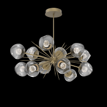  PLB0095-0D-GB-FS-001-L3 - Luna Oval Starburst Chandelier