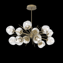  PLB0095-0D-GB-GC-001-L3 - Luna Oval Starburst Chandelier