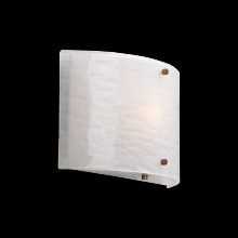  CSB0044-0A-PN-IW-E2 - Textured Glass Round Cover Sconce-0A 11"