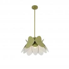  517055WG - Flor 18 in Avocado Green Pendant