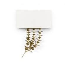  2470-79 - Eucalyptus Leaf Brass Shade Scn Rgt