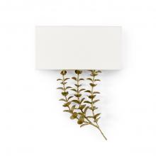  2471-79 - Eucalyptus Leaf Brass Shade Scn Left