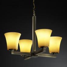  CNDL-8829-10-AMBR-DBRZ - Modular 4-Light Chandelier