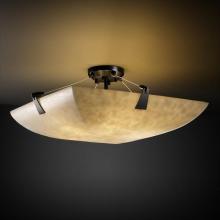  CLD-9637-25-DBRZ - 48" Semi-Flush Bowl w/ Tapered Clips