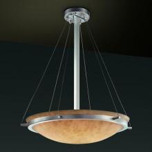  CLD-9692-35-MBLK-LED-5000 - 24" Round Pendant Bowl w/ Ring