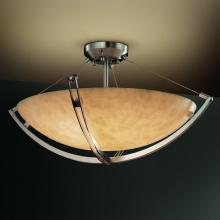  CLD-9711-35-MBLK-LED-3000 - 18" Semi-Flush Bowl w/ Crossbar