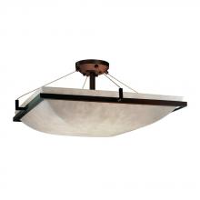  CLD-9781-25-DBRZ-LED-3000 - 18" Square Semi-Flush Bowl w/ Ring