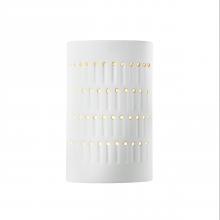  CER-2285-WHT - Small Cactus Cylinder - Open Top & Bottom