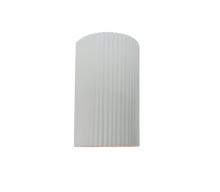  CER-5740W-WTWT - Small ADA LED Pleated Cylinder (Outdoor)