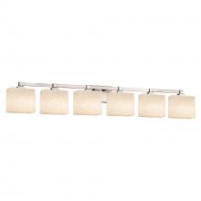  CLD-8436-55-NCKL - Regency 6-Light Bath Bar