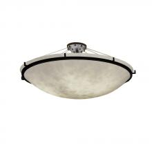  CLD-9687-35-DBRZ - 48" Round Semi-Flush Bowl w/ Ring