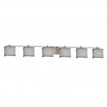  FAB-8446-55-GRAY-NCKL - Era 6-Light Bath Bar