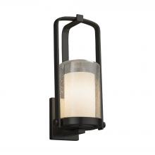  FSN-7581W-10-OPAL-MBLK - Atlantic Small Outdoor Wall Sconce