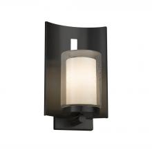  FSN-7591W-10-OPAL-MBLK - Embark 1-Light Outdoor Wall Sconce