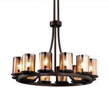  FSN-8763-10-MROR-DBRZ - Dakota 12-Light Ring Chandelier (Tall)