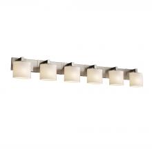  FSN-8926-30-OPAL-NCKL - Modular 6-Light Bath Bar