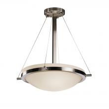  FSN-9691-35-OPAL-NCKL-LED3-3000 - 18" LED Pendant Bowl w/ Ring